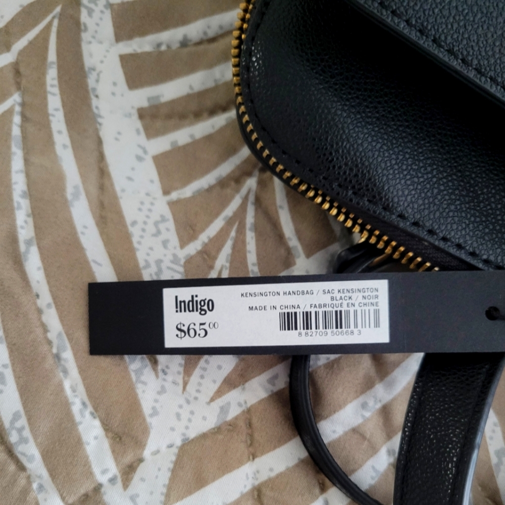 * Brand New * Indigo Kensington Handbag - Black